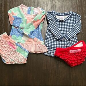 Two rufflebutts 3-6 mos